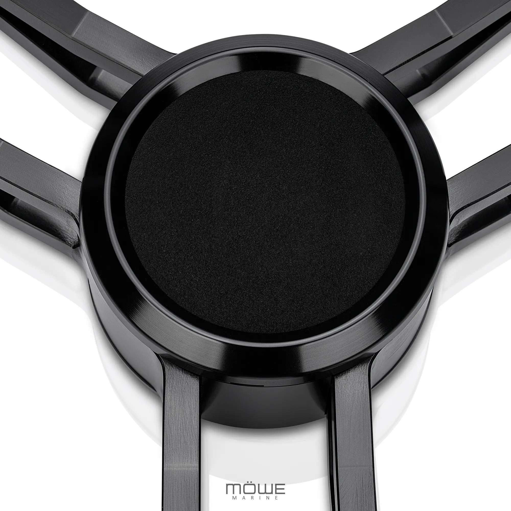 EMDEN Aluminium schwarz Wildleder-Look 