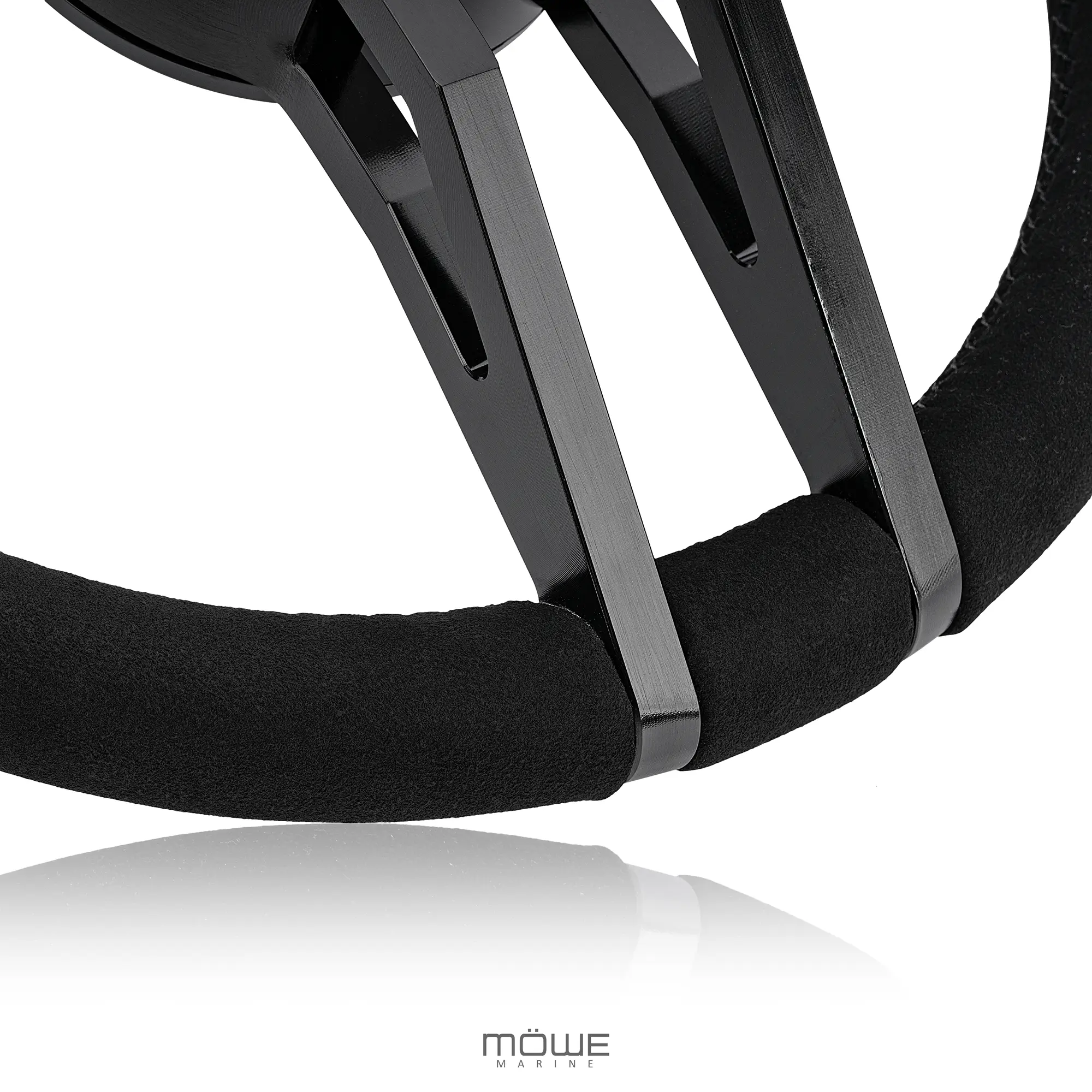 EMDEN Aluminium schwarz Wildleder-Look 